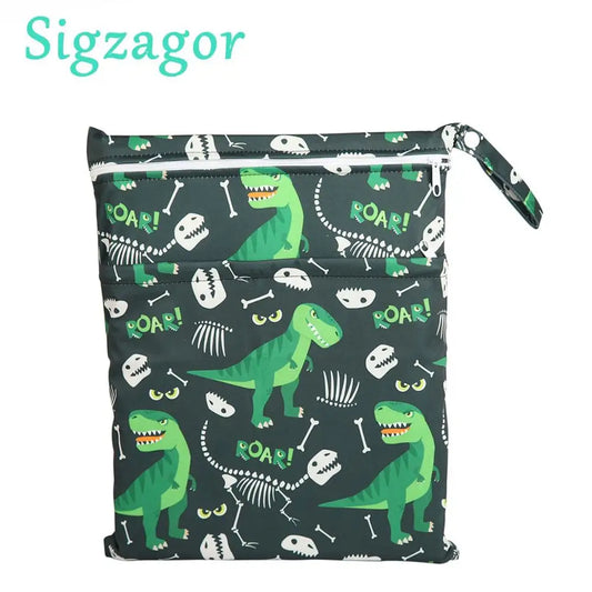 Sac imperméable bébé – Double poche, réutilisable et stylé