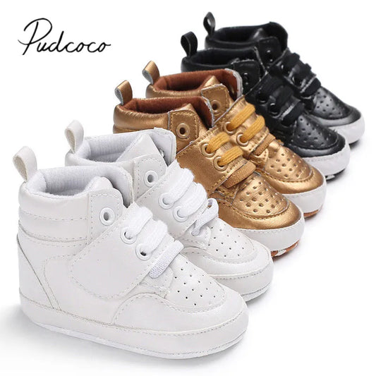 Bottines bébé 0-18 mois – Parfaites pour garder les petits pieds au chaud.