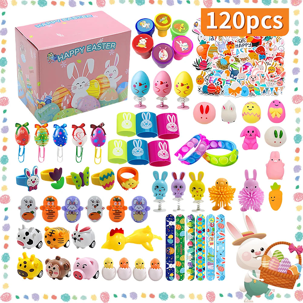 Œufs de Pâques surprises – Remplis de jouets anti-stress pour enfants