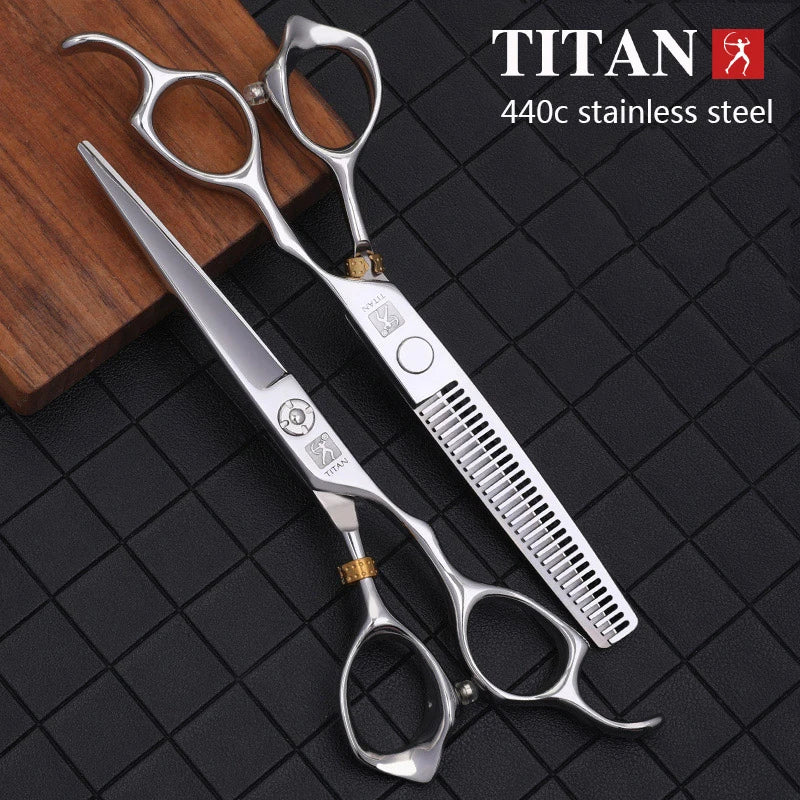 Ciseaux de coiffure Titan 3D – Précision pro pour salon ou usage perso