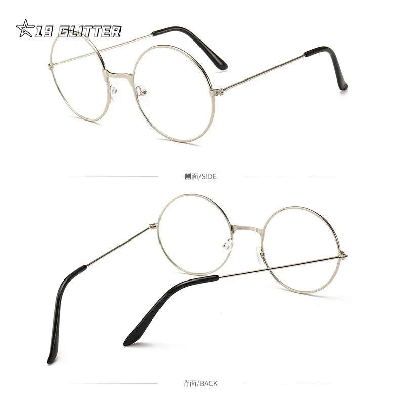 Lunettes rondes rétro – Ultra-légères et anti-lumière bleue